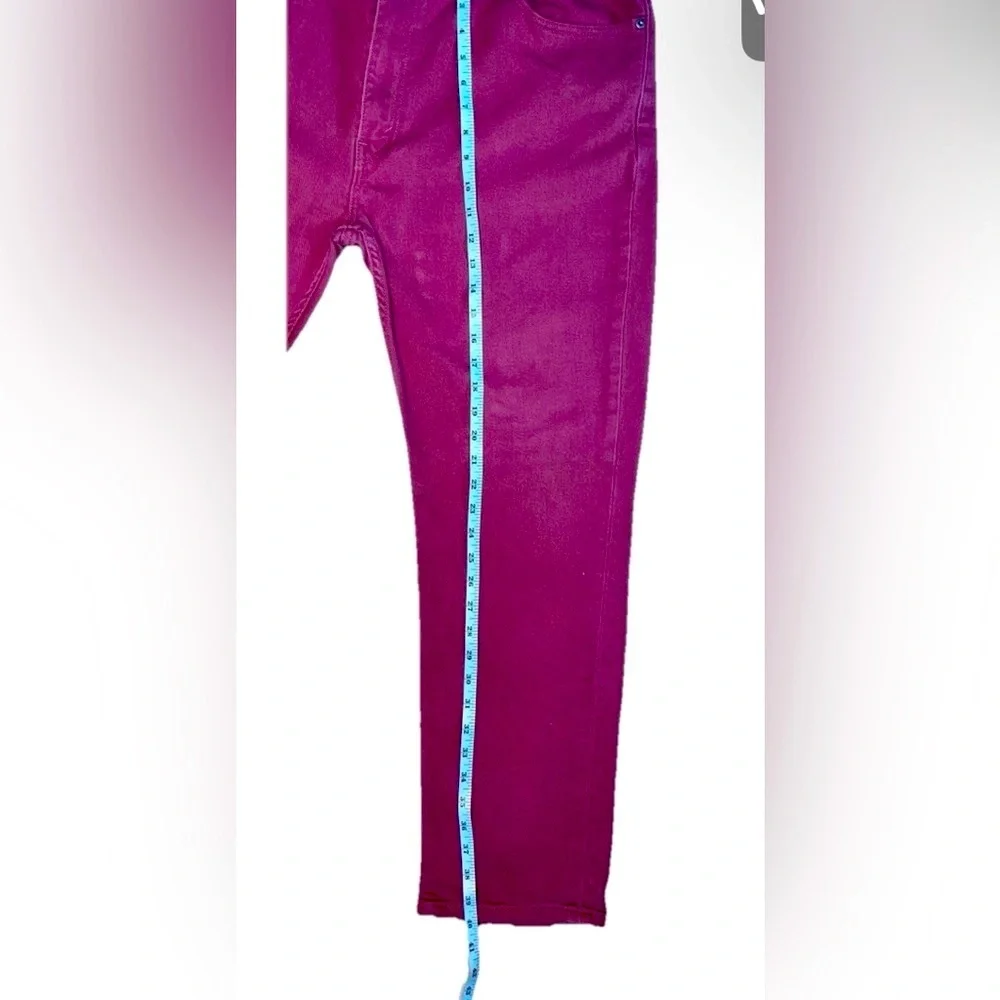 NWOT Levi's Pink/Red Jeans White Tab 511‎ Size 42/30 Men's
